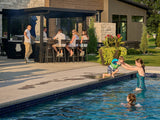 Edgemont Bay | U-Shape Outdoor Kitchen with Bar Seating, Grill & Pizza Oven angle 25