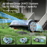X7 Plus Wireless Robot Lawn Mower l  1.5 Acre angle 3