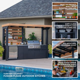 Fusion Flame Outdoor Kitchen angle 5