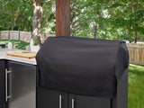Emory | Corner Outdoor Kitchen Island with Built-In Grill & Pizza Oven angle 20