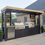 Fusion Flame 2 Outdoor Kitchen angle 1