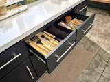 Emory | Corner Outdoor Kitchen Island with Bar Seating & Built-In Grill – Left angle 15