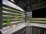Langston | Covered Appliance-Ready Outdoor Kitchen with Refrigerator & Sink angle 11