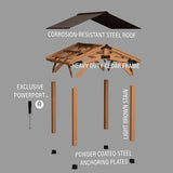 10x10 Norwood Gazebo angle 11