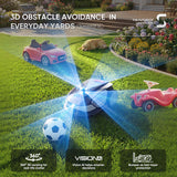 Sunseeker S4 Premium Bundle: Robot Mower with Garage & Blades Kit, No Boundary Wires angle 7