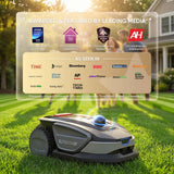 Sunseeker S4 Premium Bundle: Robot Mower with Garage & Blades Kit, No Boundary Wires angle 5