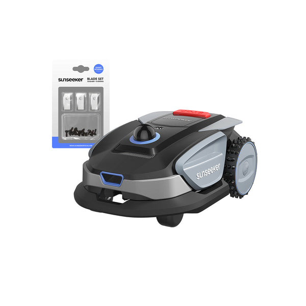 Sunseeker S4 LiDAR Robot Lawn Mower with Blade Kit — Wire-Free, 0.25 Acre View 2 - Noxmow Official Hardware