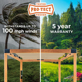 12x10 Brendan Sail Shade Pergola angle 6