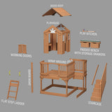 Scenic Heights Wooden Playhouse angle 8