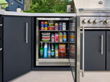 Emory | Corner Outdoor Kitchen Island with Built-In Grill & Pizza Oven angle 10