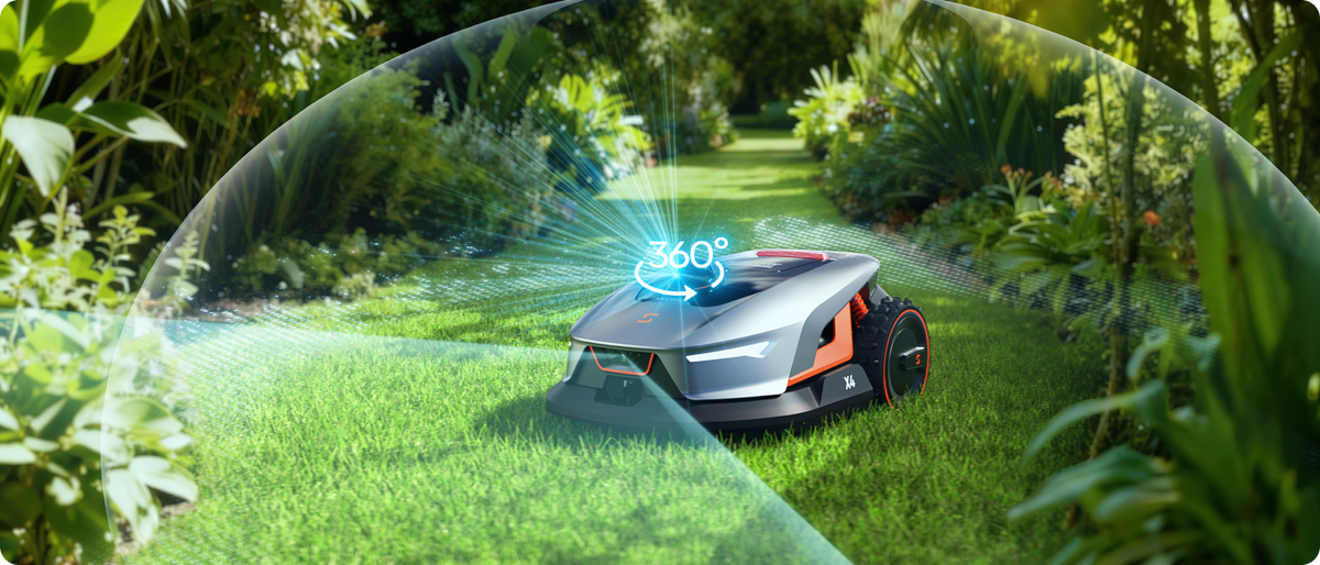 Sunseeker X4 Robotic Lawn Mower | 0.25 Acre - Noxmow Official Hardware