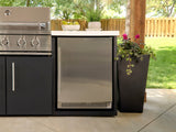 Emory | 9-Foot Outdoor Kitchen Island with Built-In Grill angle 6
