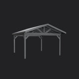 Lancaster | 16x14 Steel Gazebo with Gable Roof angle 12