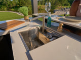 Edgemont Bay | U-Shape Outdoor Kitchen with Bar Seating, Grill & Pizza Oven angle 10