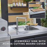 Fusion Flame 2 Outdoor Kitchen angle 9