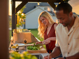 Lancaster | L-Shape Outdoor Kitchen with Built-In Grill & Pizza Oven angle 26