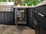 Emory | Corner Outdoor Kitchen Island with Bar Seating & Built-In Grill – Left angle 8