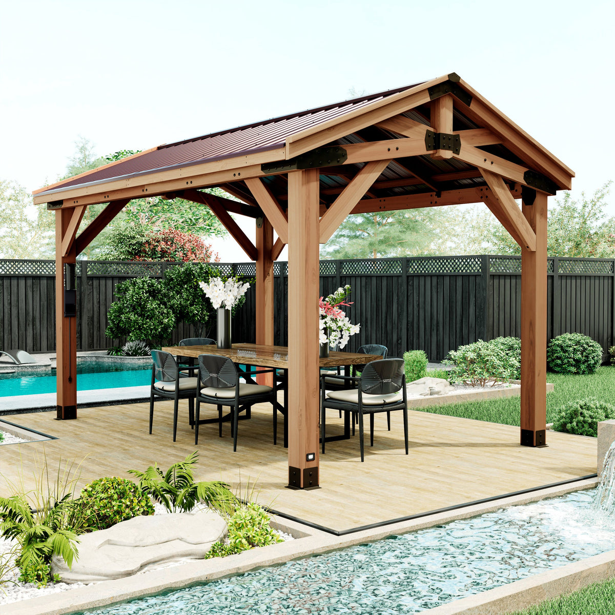 14x10 Norwood Gazebo - Noxmow Official Hardware