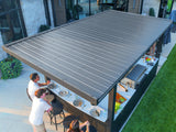 Edgemont Bay | U-Shape Outdoor Kitchen with Bar Seating, Grill & Pizza Oven angle 4