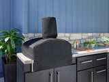 Emory | Corner Outdoor Kitchen Island with Built-In Grill & Pizza Oven angle 21