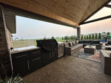 Emory | 9-Foot Outdoor Kitchen Island with Built-In Grill angle 17