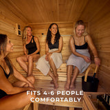 Henley Outdoor Cabin Sauna – 4-6 Person angle 9
