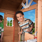 Scenic Heights Wooden Playhouse angle 4