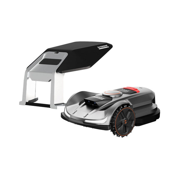 Sunseeker X7 Wireless AI Robot Lawn Mower with Protective Garage Shelter View 2 - Noxmow Official Hardware