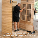 Rylan Indoor Infrared Sauna – 2 Person angle 14