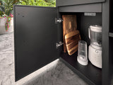 Lancaster | Galley Outdoor Kitchen with Built-In Grill & Pizza Oven angle 16
