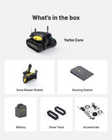 Yarbo Snow Blower Robotic Snow Blower | Core + Module, 24 in 2-Stage angle 14