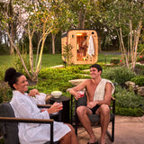 Lennon Outdoor Cube Sauna – 4-6 Person angle 13
