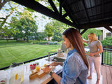 Lancaster | Covered Linear Outdoor Kitchen with Built-In Grill angle 20