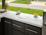 Lancaster | L-Shape Outdoor Kitchen with Built-In Grill & Pizza Oven angle 12