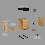 Lennon Outdoor Cube Sauna – 2-4 Person angle 14
