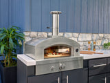 Emory | Corner Outdoor Kitchen Island with Built-In Grill & Pizza Oven angle 8