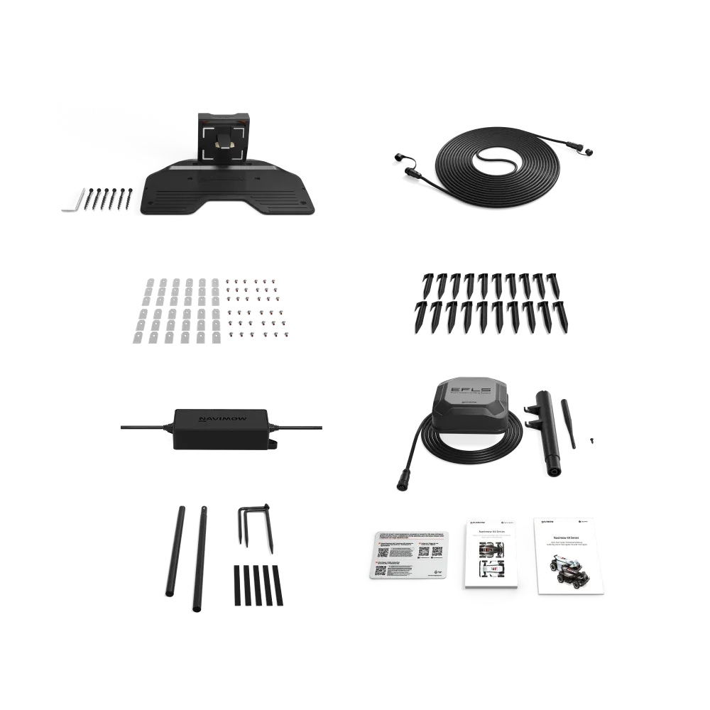 X450 charging station, antenna and accessories