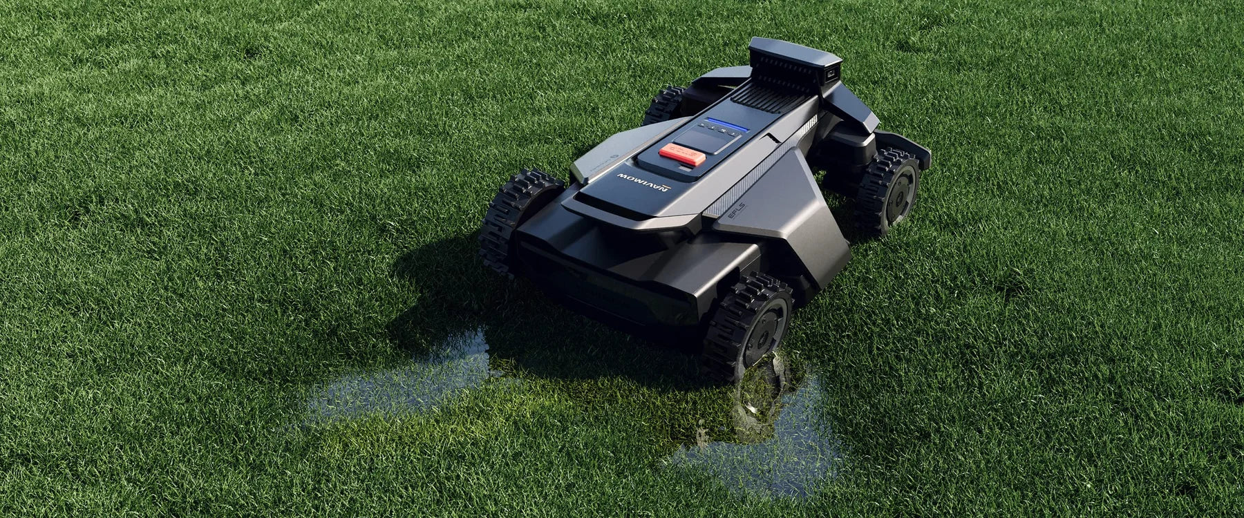 X450 cutting a lawn