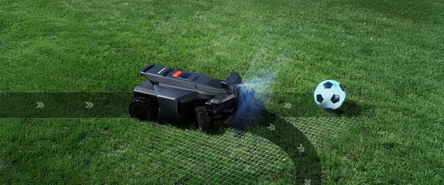 X450 navigating an obstacle